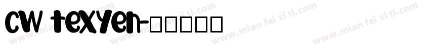 cw teXyen字体转换